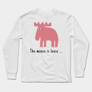 Cute Reindeer animal Long Sleeve T-Shirt